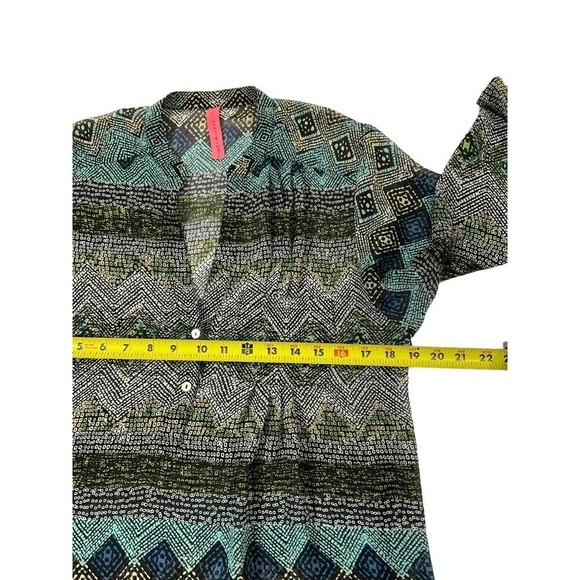 Eight Sixty Women Size Small 3/4 Sleeve Sheer Shirt Top Blouse Summer 16-266 - Picture 5 of 7